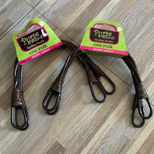 Dark Brown Purse Handles